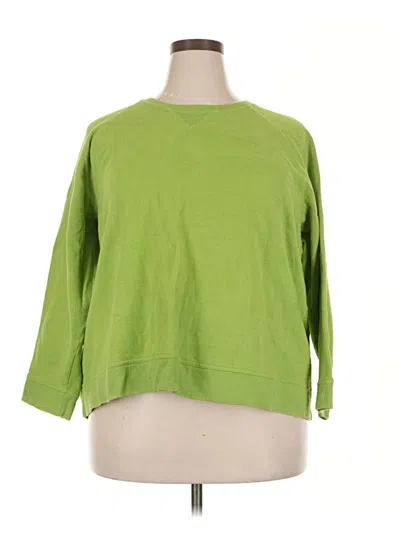 Pre-owned Kim Rogers Sweatshirt In Green