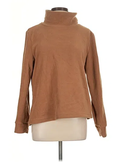 Pre-owned Kim Rogers Turtleneck Sweater In Brown
