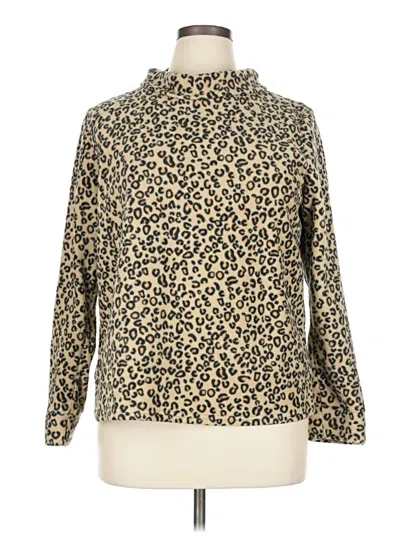 Pre-owned Kim Rogers Turtleneck Sweater In Gold