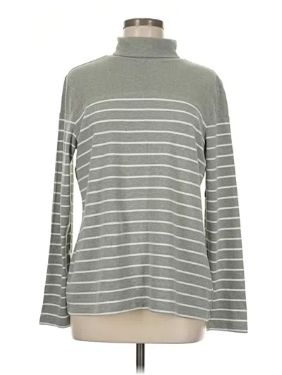 Pre-owned Kim Rogers Turtleneck Sweater In Gray