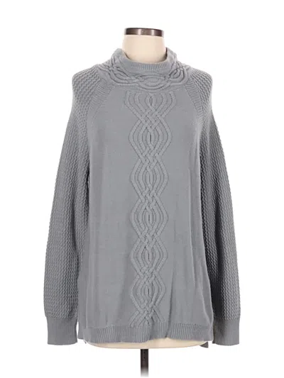 Pre-owned Kim Rogers Turtleneck Sweater In Gray