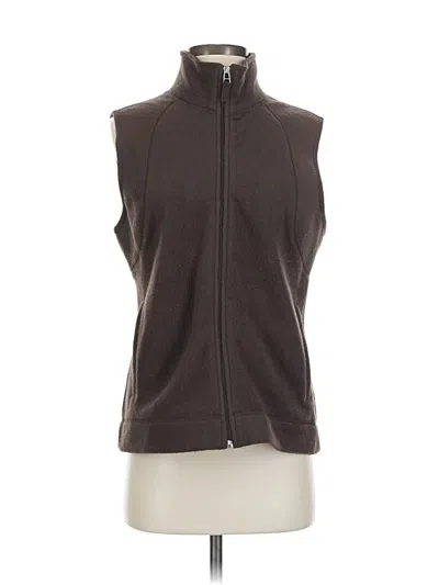 Pre-owned Kim Rogers Vest In Brown