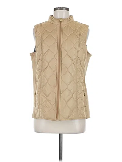 Pre-owned Kim Rogers Vest In Gold