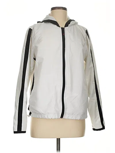 Pre-owned Kim Rogers Windbreaker Jacket In Silver