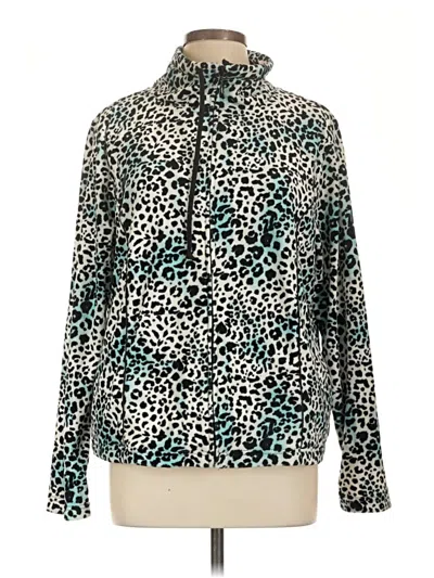 Pre-owned Kim Rogers Windbreaker Jacket In Teal
