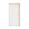 Kim Seybert Arches Brown Napkin In White/natural