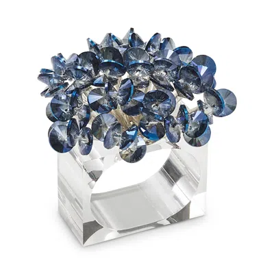 Kim Seybert Aster Napkin Ring In Midnight