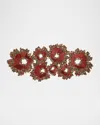 Kim Seybert Aurelia Beaded Table Runner In Red