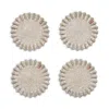 Kim Seybert Baccarat X  Etoile Coaster, Set Of 4 In A Gift Box In Silver/crystal