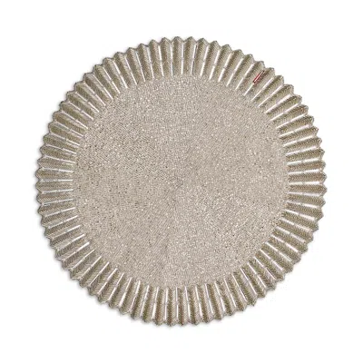 Kim Seybert Etoile 2-piece Placemats Set In Crystal Silver