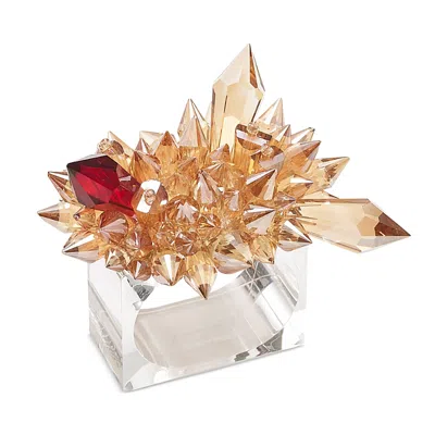 Kim Seybert Baccarat X  Zenith Napkin Ring, Set Of 4 In Gift Box In Champagne