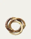 Kim Seybert Bamboo Trinity Napkin Ring In Natural