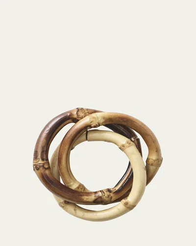 Kim Seybert Bamboo Trinity Napkin Ring In Natural