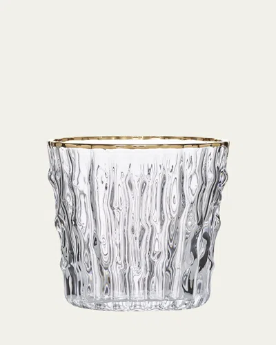 Kim Seybert Bamboo Tumbler, 12 Oz. In Cleargold
