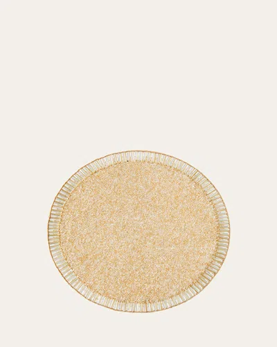 Kim Seybert Bevel Placemat In Gold