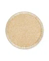 Kim Seybert Bevel Placemat In Gold/silver