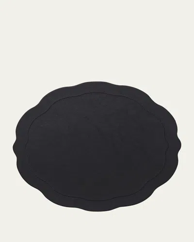 Kim Seybert Black Tailored Placemat
