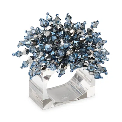 Kim Seybert Brilliant Napkin Ring In Blue