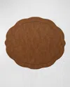 Kim Seybert Brown Tailored Placemat In Brown