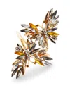 Kim Seybert Butterflies Napkin Ring, Set Of 4 In Champagne/crystal