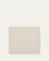 Kim Seybert Chambray Fringe Napkin