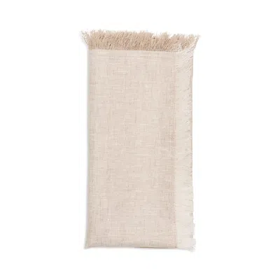 Kim Seybert Chambray Fringe Napkin In Natural
