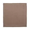 Kim Seybert Classic Linen Napkin, Set Of 4 In Taupe