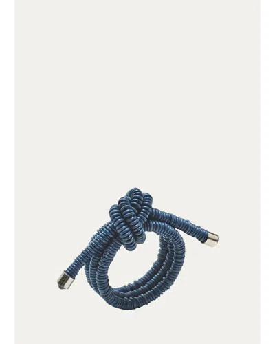 Kim Seybert Coil Napkin Ring In Blue