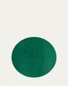 Kim Seybert Croco Placemat In Emerald