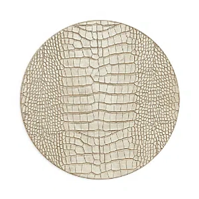 Kim Seybert Croco Placemat In Gold