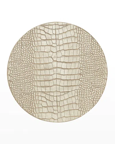 Kim Seybert Croco Placemat In Neutral