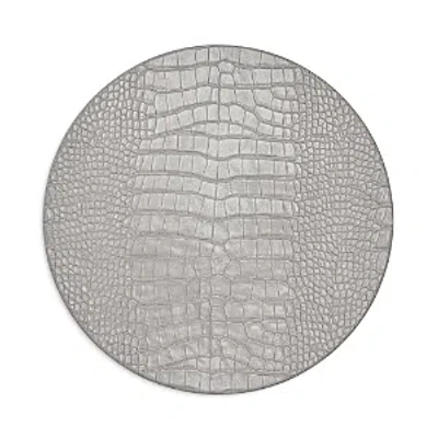 Kim Seybert Croco Placemat In Grey