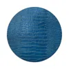 Kim Seybert Croco Placemat In Sapphire