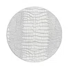 Kim Seybert Croco Placemat In Silver
