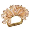 Kim Seybert Dazzle Napkin Ring In Champagne