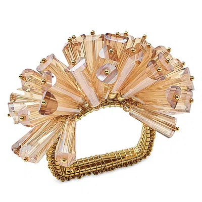 Kim Seybert Dazzle Napkin Ring In Champagne