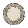 Kim Seybert Diadem Placemat In Ivory And Blue In Multi