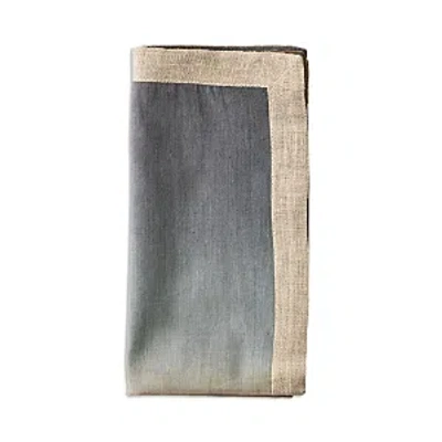 Kim Seybert Dip Dye Linen Napkin In Beige/taupe