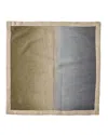 Kim Seybert Dip-dye Napkin In Beige Taupe Grey