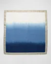 Kim Seybert Dip-dye Napkin In Blue/white