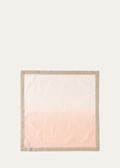 Kim Seybert Dip Dye Napkin In Blush