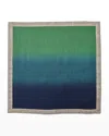 Kim Seybert Dip-dye Napkin In Navy/green
