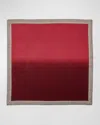 Kim Seybert Dip Dye Napkin In Red/burgundy