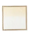 Kim Seybert Dip Dye Napkin In White/beige
