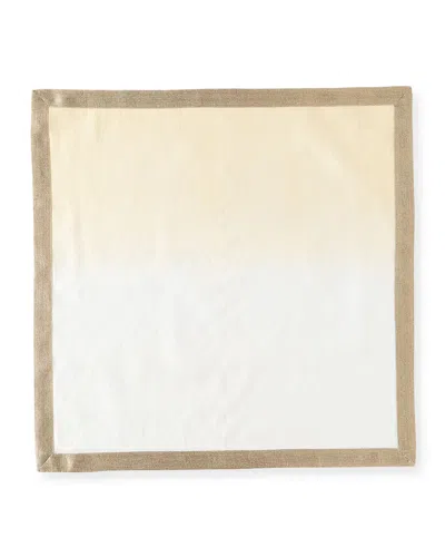 Kim Seybert Dip-dye Napkin In Neutral