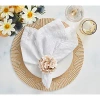 Kim Seybert Dream Weaver Placemat In Natural And White In Natural/white