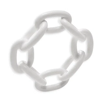 KIM SEYBERT ENAMEL CHAIN LINK NAPKIN RING