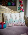 Kim Seybert Enchanted Holiday Pillow, 14" X 22" In Multi
