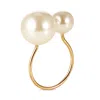 Kim Seybert Faux-pearl Napkin Ring In Gold