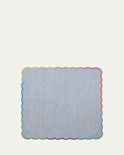 KIM SEYBERT FIESTA SCALLOPED SEERSUCKER NAPKIN
